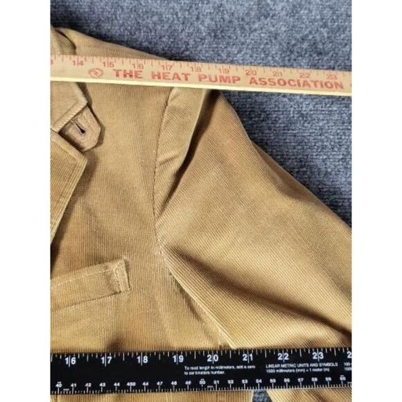 Vintage Mervyns Cambridge Classics Corduroy Blazer Men Sz 42L Tan Patch Workwear - Picture 5 of 12